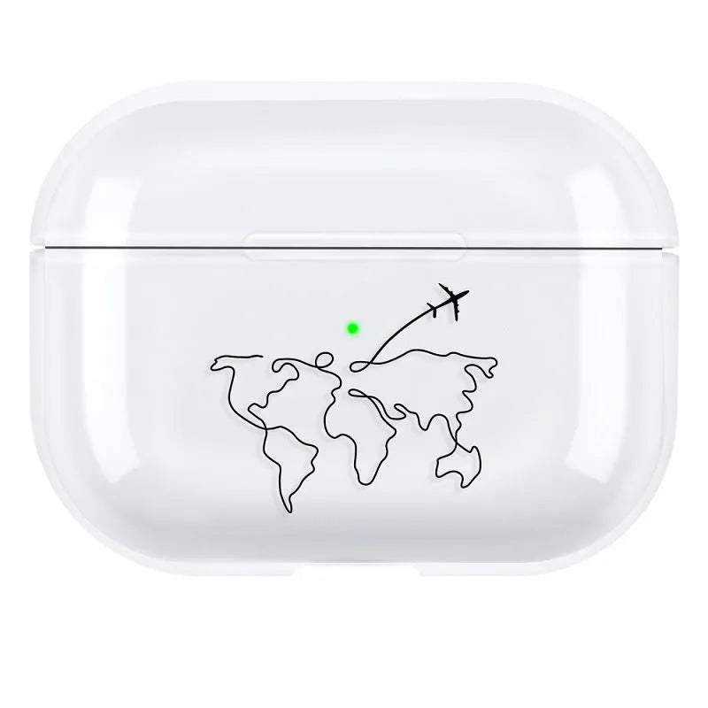 AirPods Pro 3 protective shell in solid colour polycarbonate back cover style