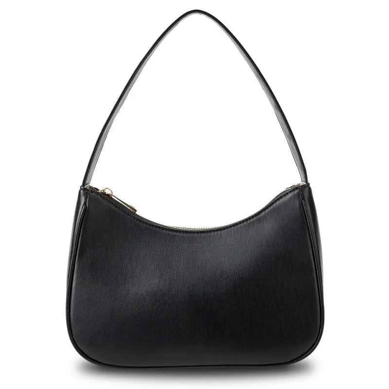 Retro style waterproof shoulder bag in apricot colour with adjustable strap