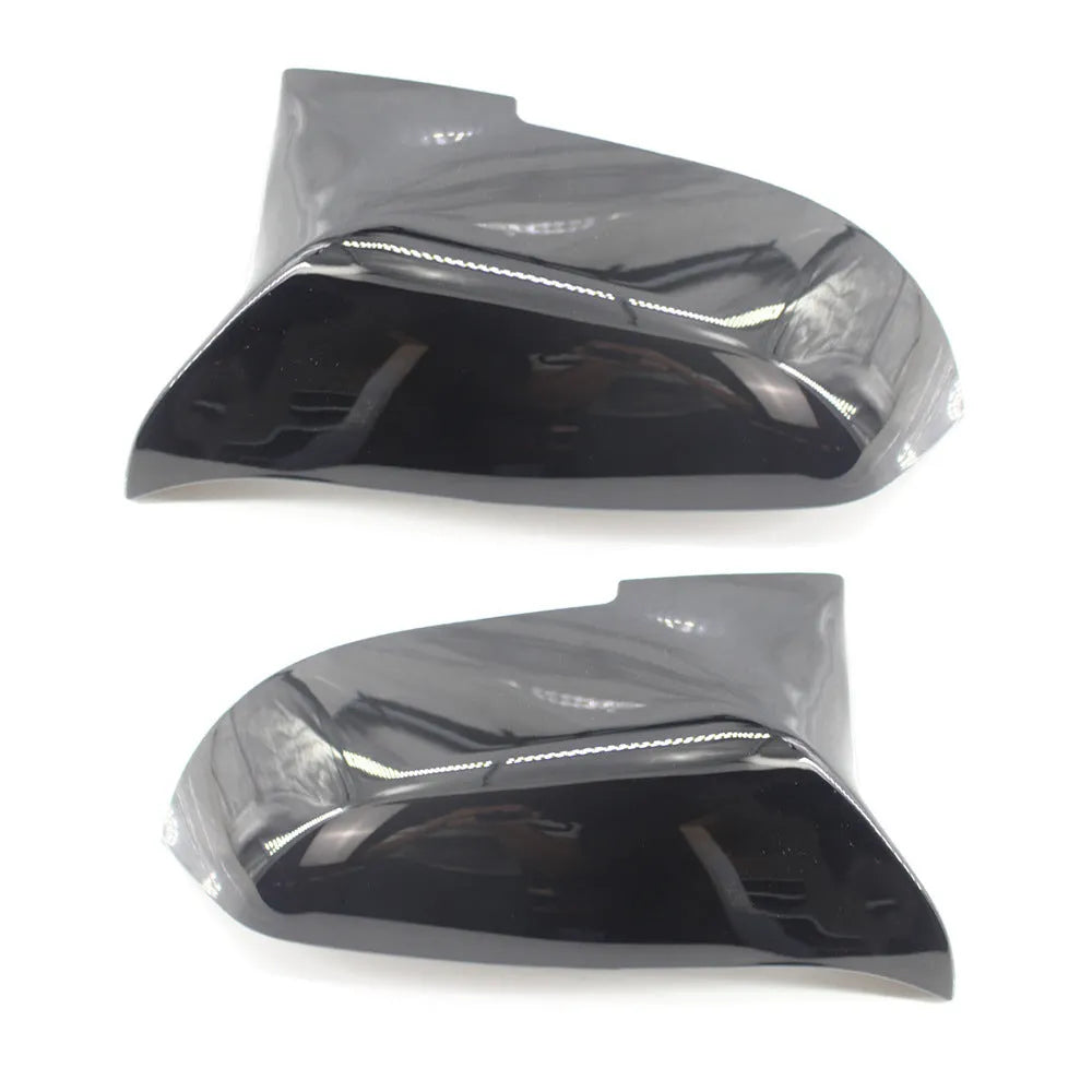 Paint bright black modified horn rear-view mirror shell for BMW 3 Series and 4 Series models.