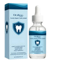 60ml bottle of dental restorative fluid with hydroxyapatite and theobromine formulation