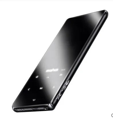 Ultra-thin portable music player with 2.4-inch touchscreen in black, silver, blue or red colour options