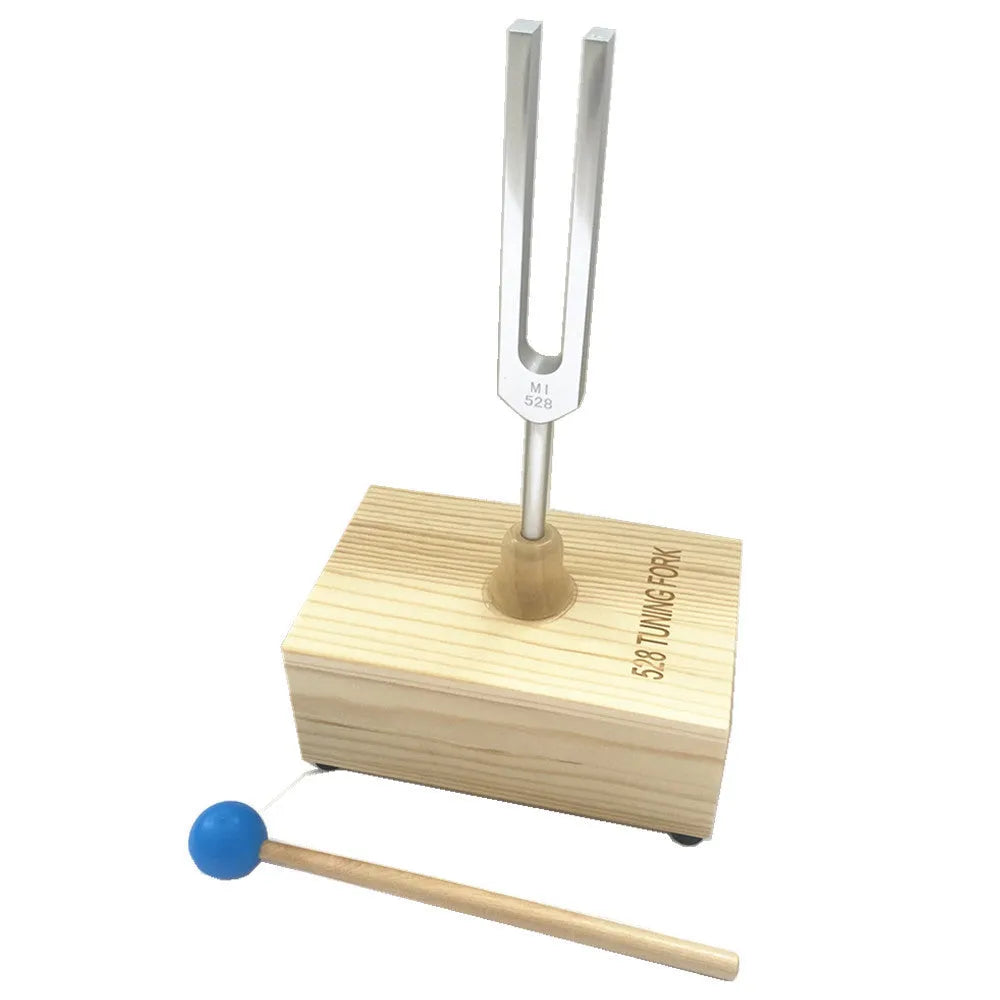 Aluminium alloy 432Hz tuning fork with speaker for sound therapy applications