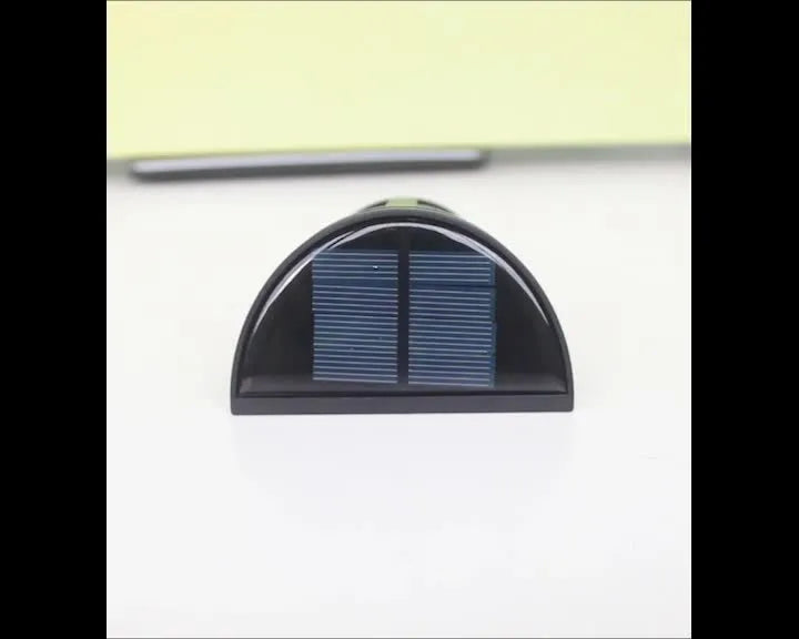 Solar wall lamp with six LED lights for outdoor garden and courtyard lighting