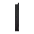15cm black grey aluminium alloy bookmark ruler with laser-engraved retro design scale markings