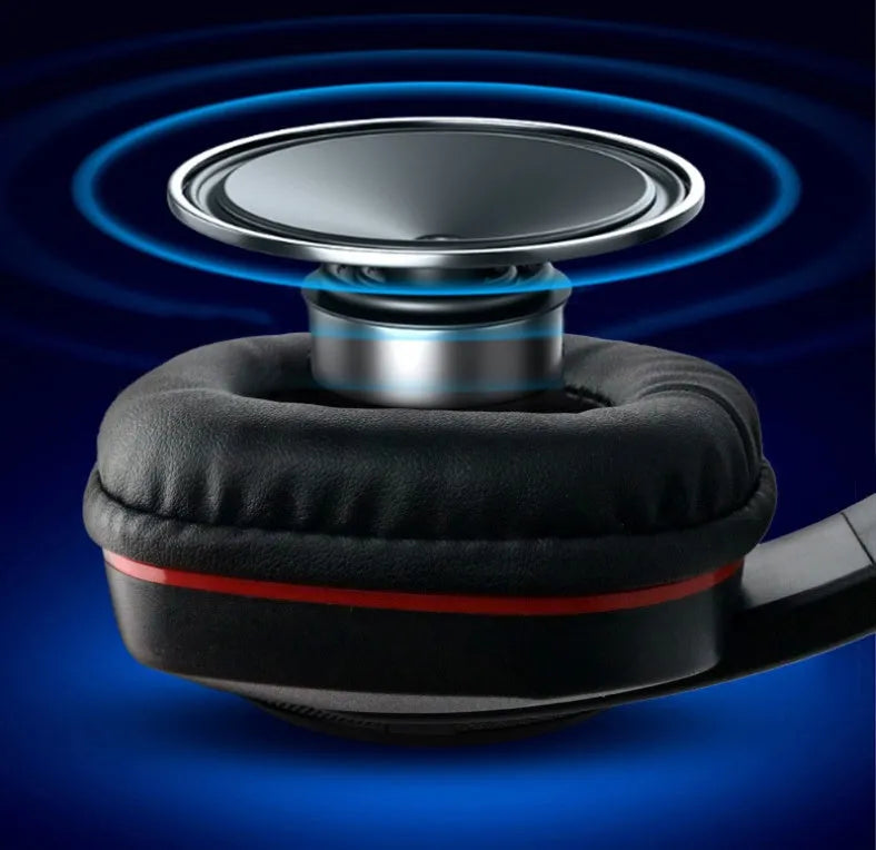 Black wired over-ear gaming headset with a 6.3mm plug and 40mm speaker drivers.