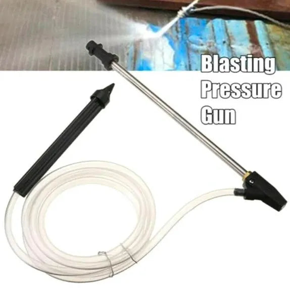 Ceramic high pressure sand blasting nozzle with stainless steel handle for Karcher pressure washers