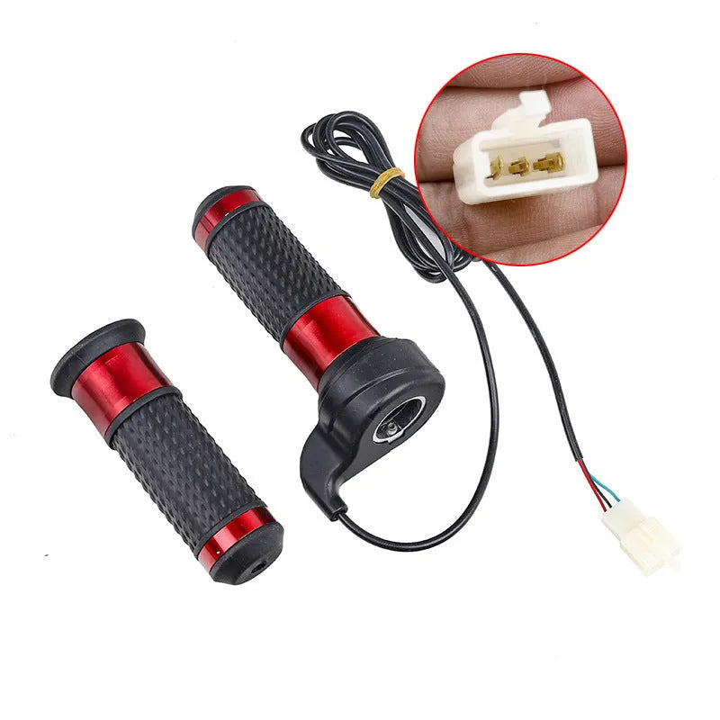 Three-wheel electric car accelerator modification handle with three-speed rotating design in plastic construction