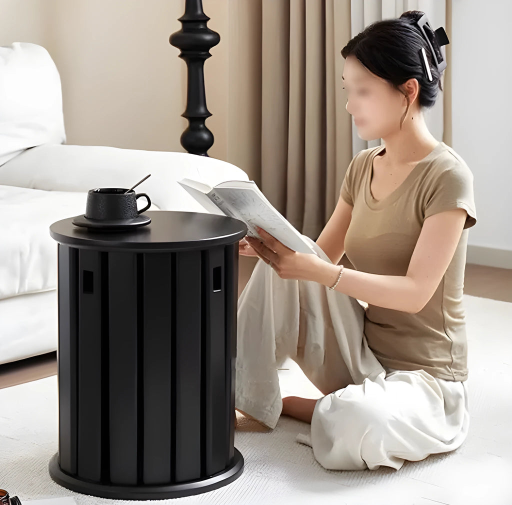 Iron stackable round dining stool in modern simple style available in four colour options