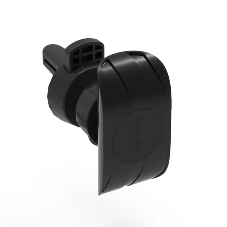 Glory Black car phone holder with adjustable clamp attached to a car air vent