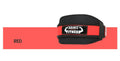 Nylon fitness weightlifting waistband support belt in black red yellow colours for adult training