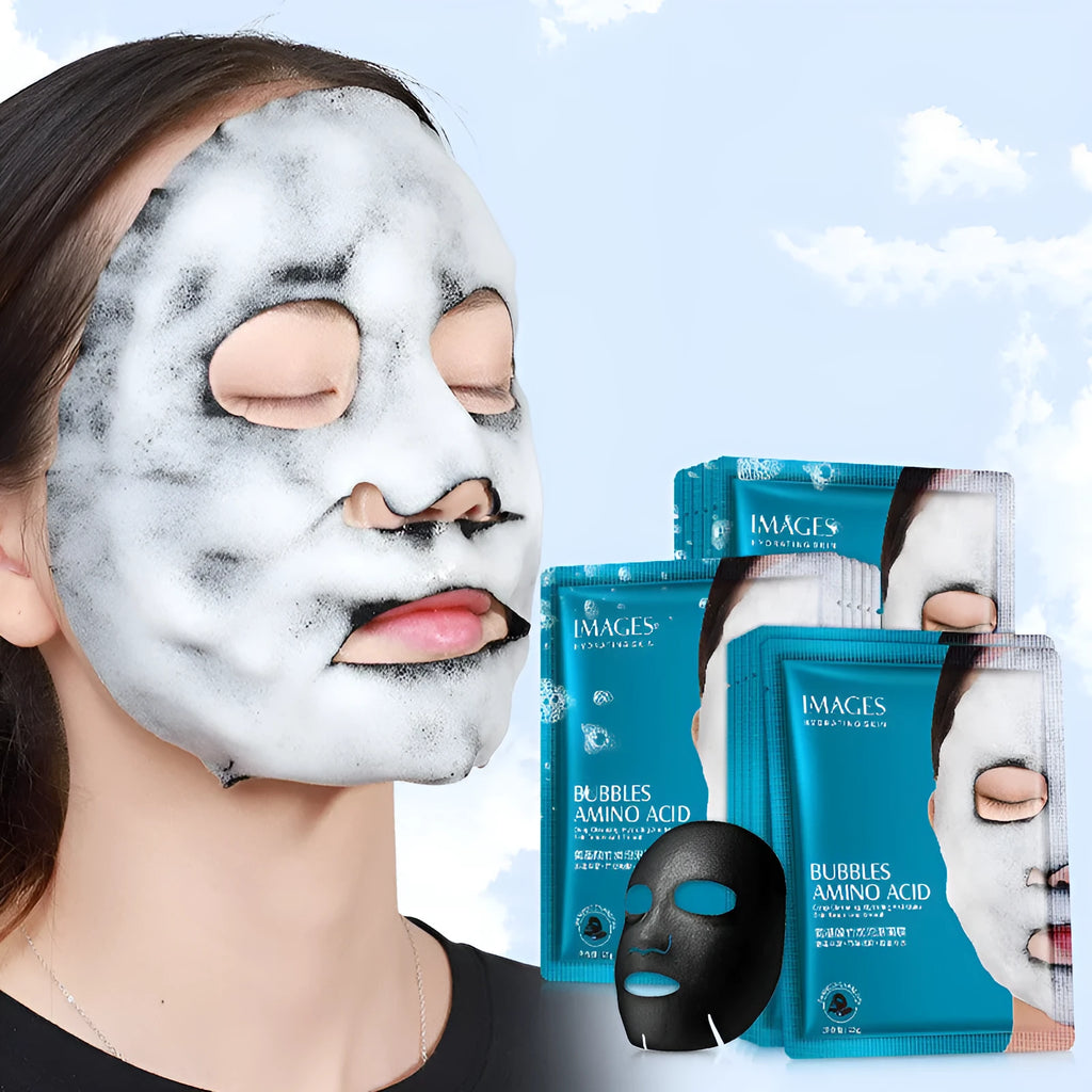 Image Beauty Hyaluronic Acid bamboo charcoal bubble sheet mask 25g