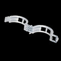 50 plastic plant grafting clips for garden use with tomato plants and vines