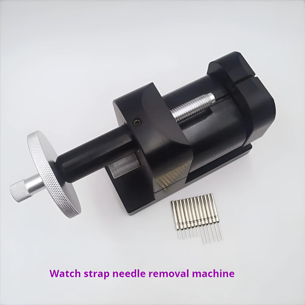Watch strap removal tool set with 12 alloy steel pieces for professional watch repair