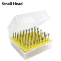 Alloy diamond grinding head set with elliptical cone shape for glass and stone work