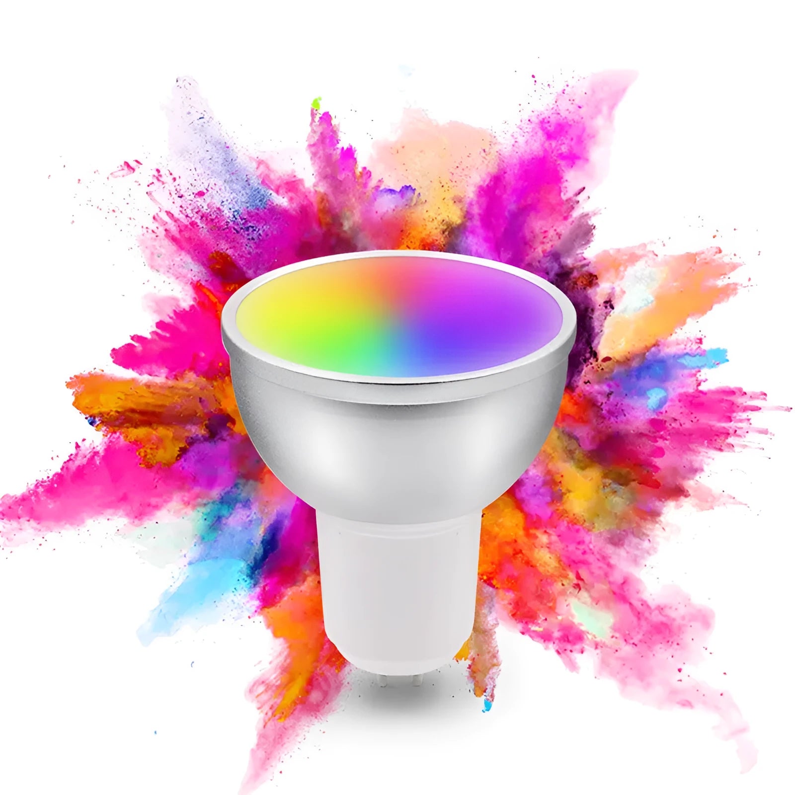 WIFI controlled RGBWC LED bulb 5W aluminium body 50x58mm IP65 dimmable smart home lighting