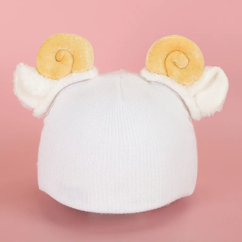 Soft plush cartoon character cover on an M-size bicycle helmet