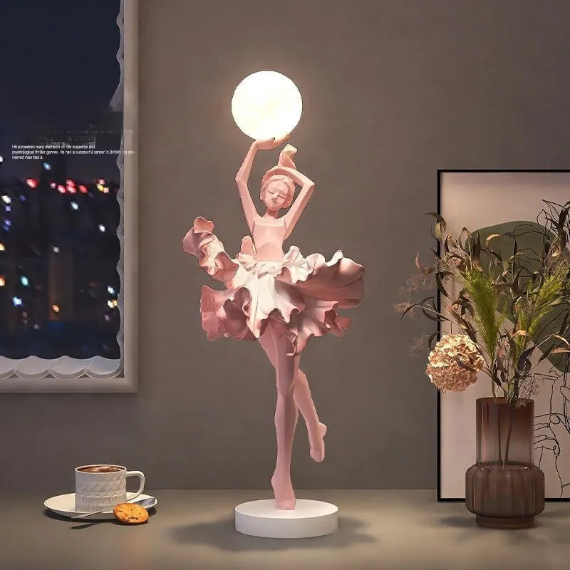 Art Girl Atmosphere small night lamp in modern simple style with USB charging port