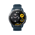 Dual band GPS smart watch with 1.43 inch touchscreen display and silicone wrist strap