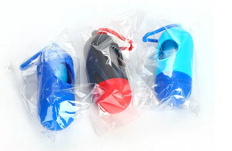 Dog waste cleanup bags in multiple colours showing 22.5 x 30 cm dimensions
