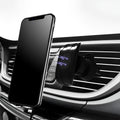 Glory Black car phone holder with adjustable clamp attached to a car air vent