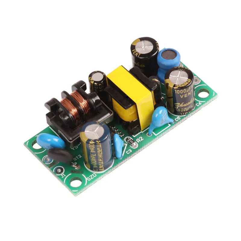 YS-U5S switching power supply module with metal housing for AC to DC conversion.