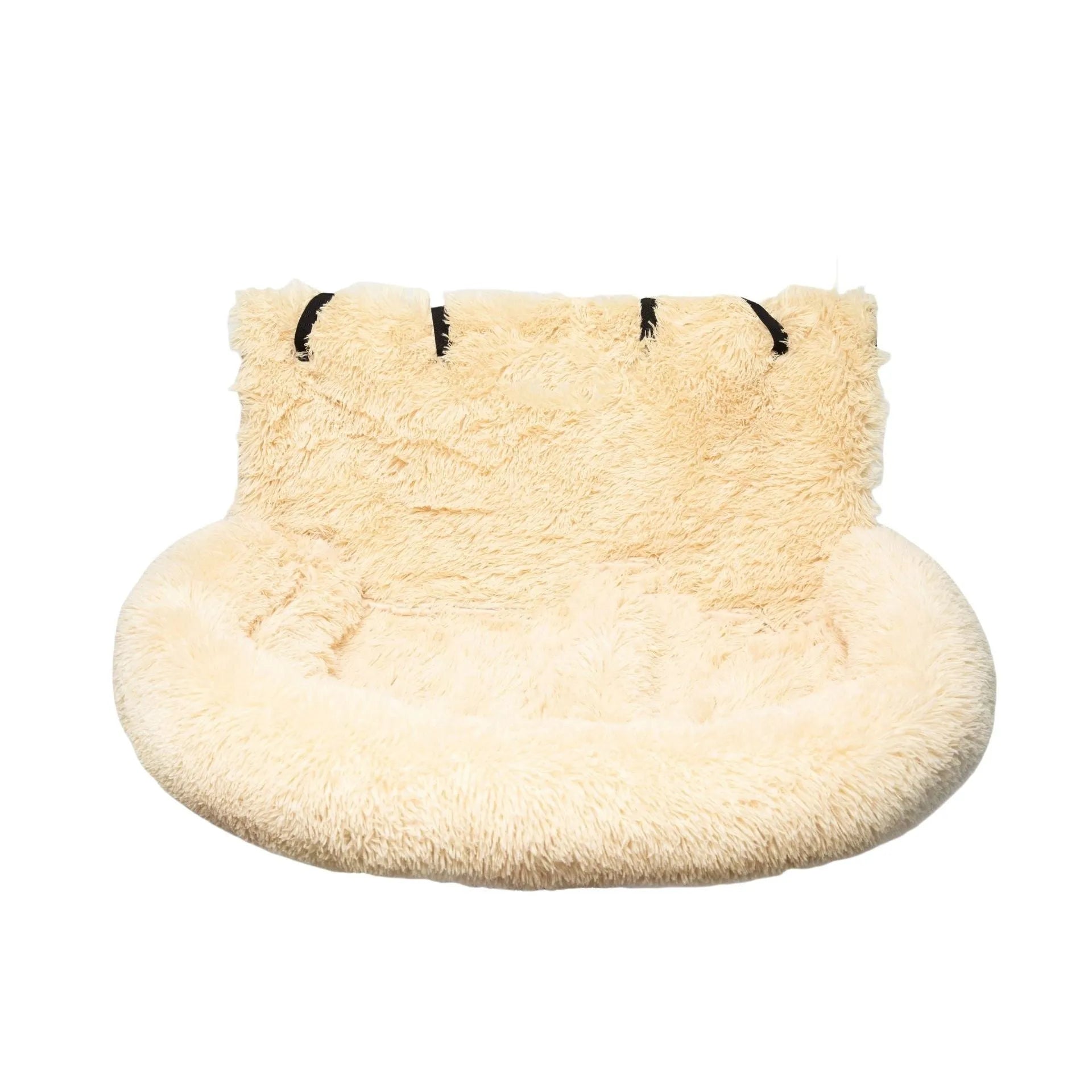 Winter thermal pet mat for car seats in dark grey or beige colour options