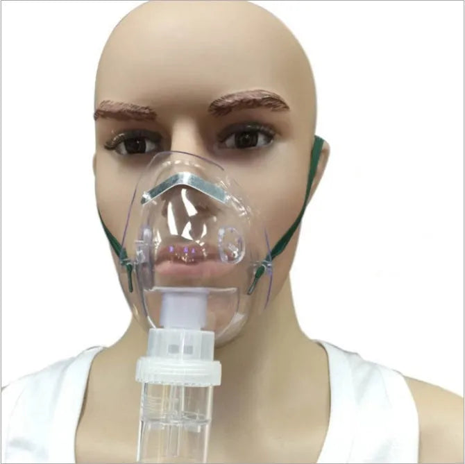 Soft rubber mask aid frame for reducing facial pressure during extended wear