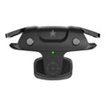 Black F5 mobile game controller for smartphones with compact joystick design