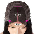 Women's 4x4 lace front human hair headgear in star fashion style available in ten lengths