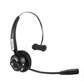 Over-ear Bluetooth headset with microphone for truck drivers and office noise cancellation