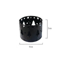 Iron Christmas deer candlestick holder with elk design for festive candle display