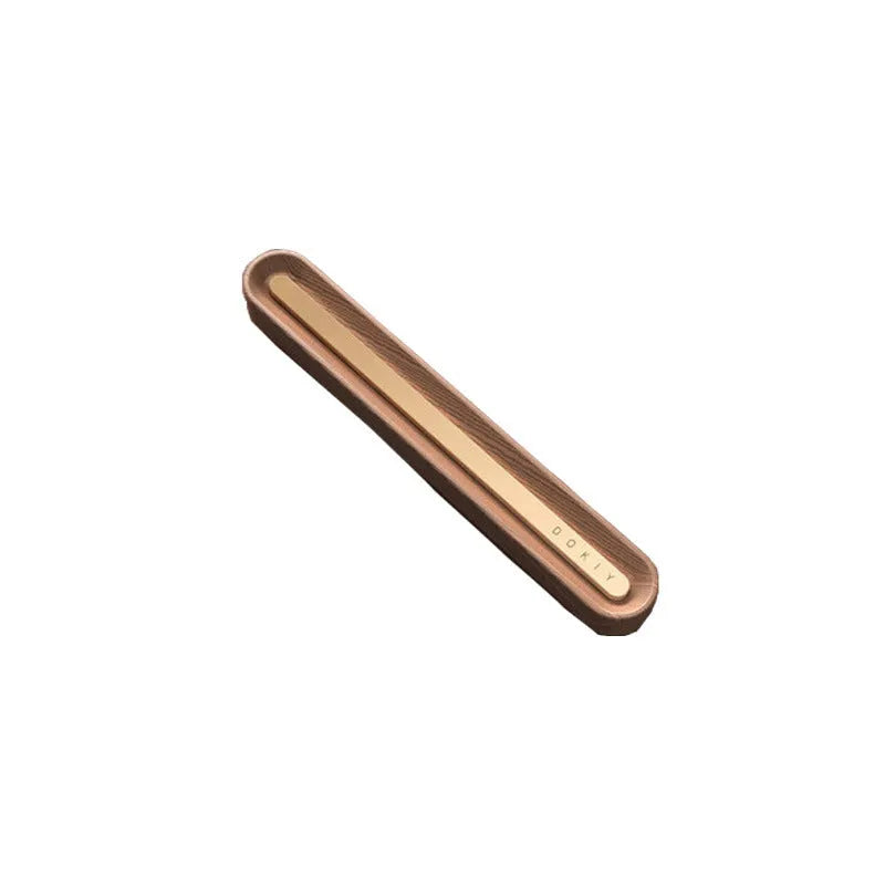 Long strip car aromatherapy ornament in walnut or metallic grey colour for vehicle air freshening and decoration