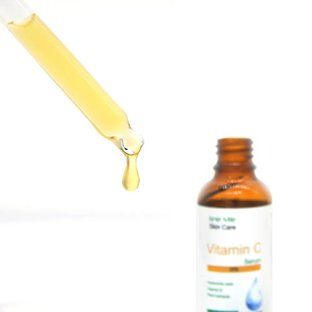 30ml Vitamin C serum bottle for brightening uneven skin tone and dullness