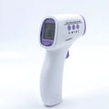 White digital non-contact thermometer with LED display screen for temperature measurement