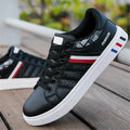 Men's sports running trainers in black, grey, or white colours showing size options 39 to 44.