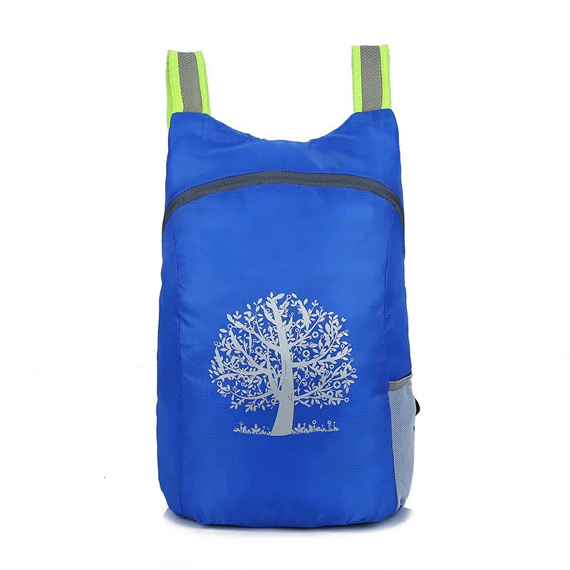 Children's folding backpack in camouflage pattern with adjustable straps, 40x28x13cm polyester