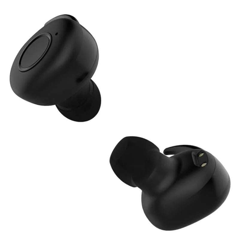 CSR Bluetooth wireless sports earbuds in black, green, red, and white colours showing in-ear TWS design