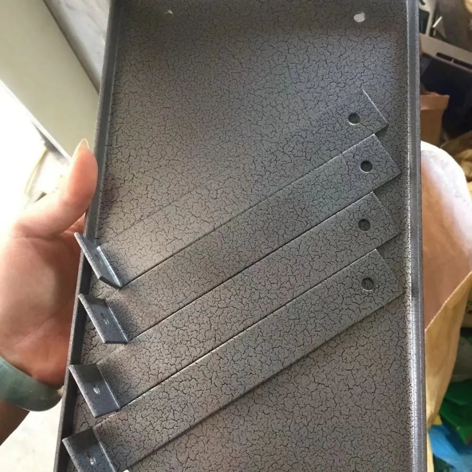 Black iron flip chip bracket accessory for holding a portable electric planer