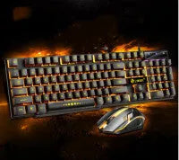 Limei Gtx300 mechanical gaming keyboard and mouse set with backlight and USB interface