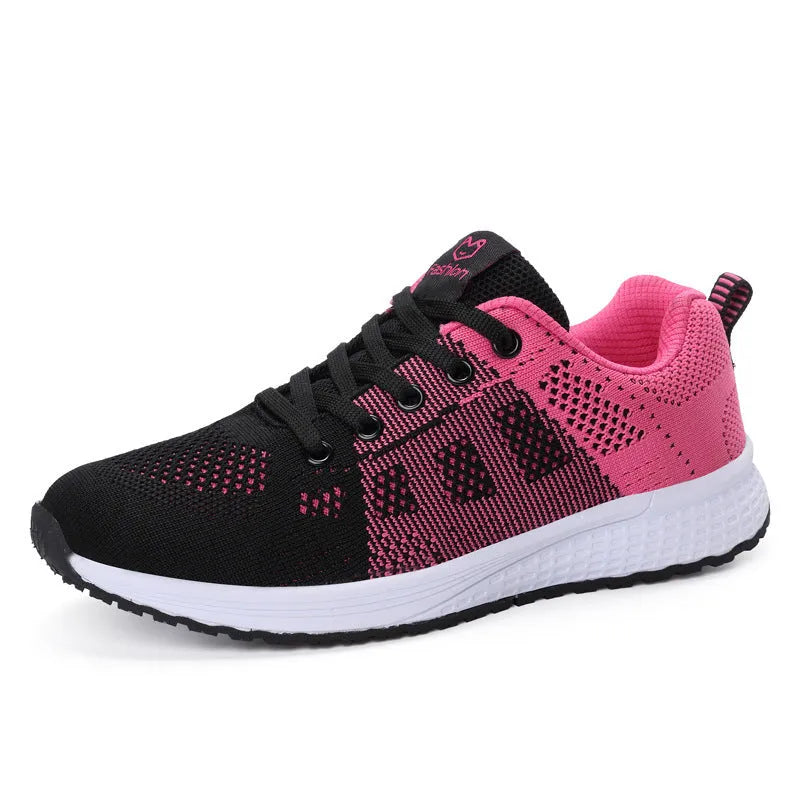 Women's white high-top casual sneakers with back lacing and a flat board sole.