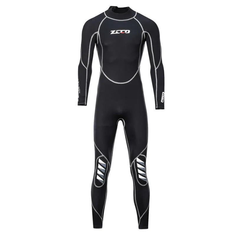 Neoprene thicken warm swimming suit for adults, plain pattern, available in black and other colours