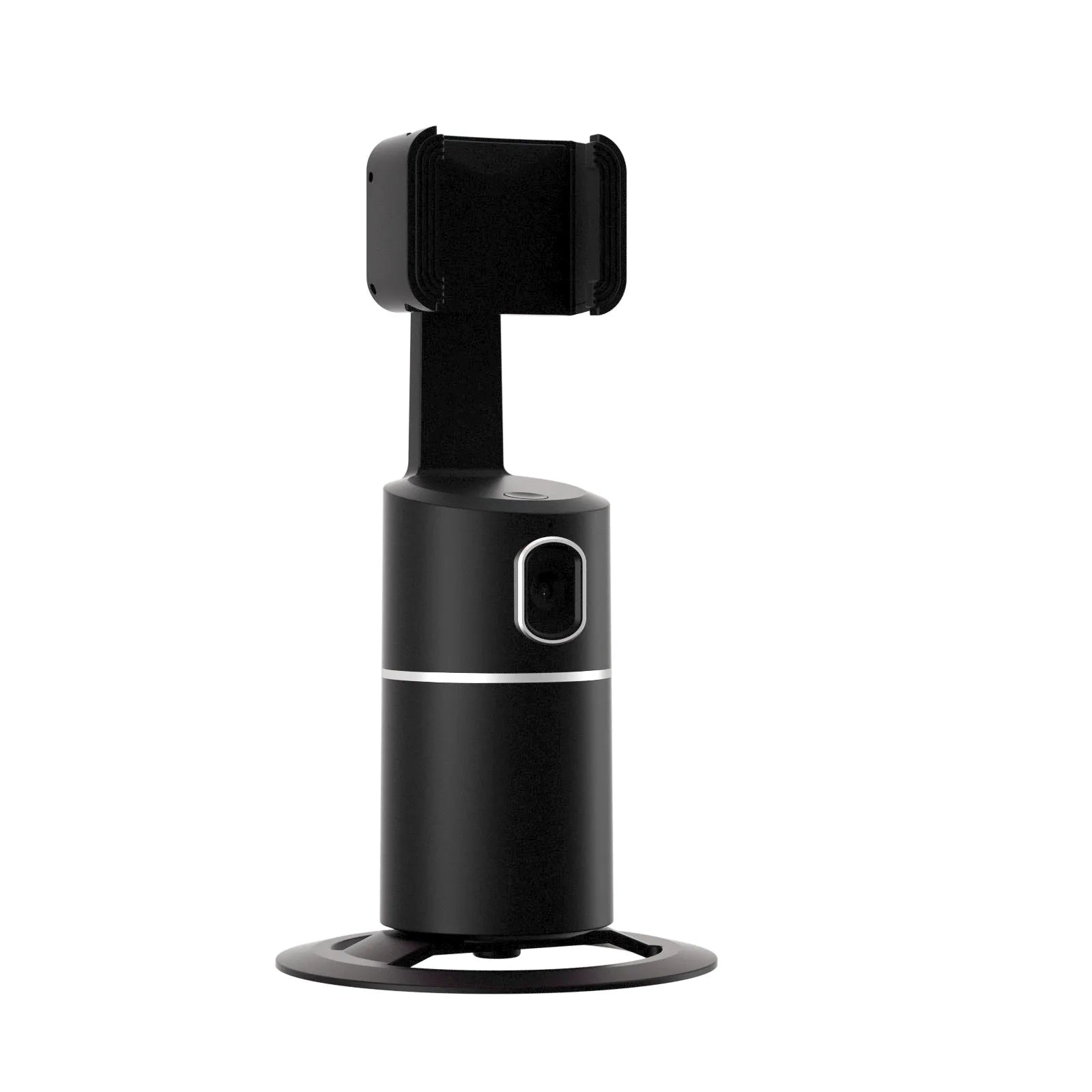 Smart tracking gimbal stabiliser for mobile phones with 360-degree rotation capability