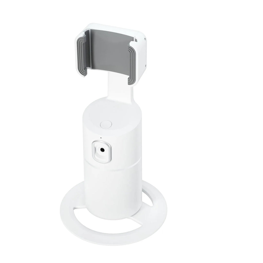 Smart tracking gimbal stabiliser for mobile phones with 360-degree rotation capability