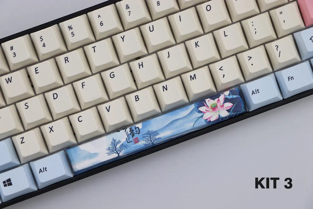 Cherry profile 6.25U PBT space bar keycap with dye sublimation printing