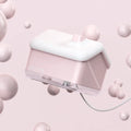White igloo-shaped ultrasonic air humidifier with essential oil diffusion and USB power cable