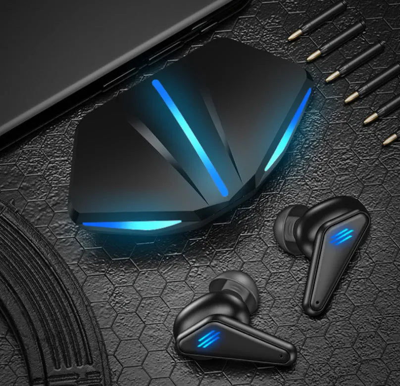 Blue Private Model K55 wireless Bluetooth gaming headset with TWS and Bluetooth 5.0