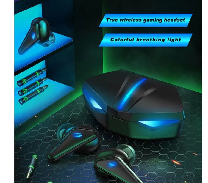 Blue Private Model K55 wireless Bluetooth gaming headset with TWS and Bluetooth 5.0