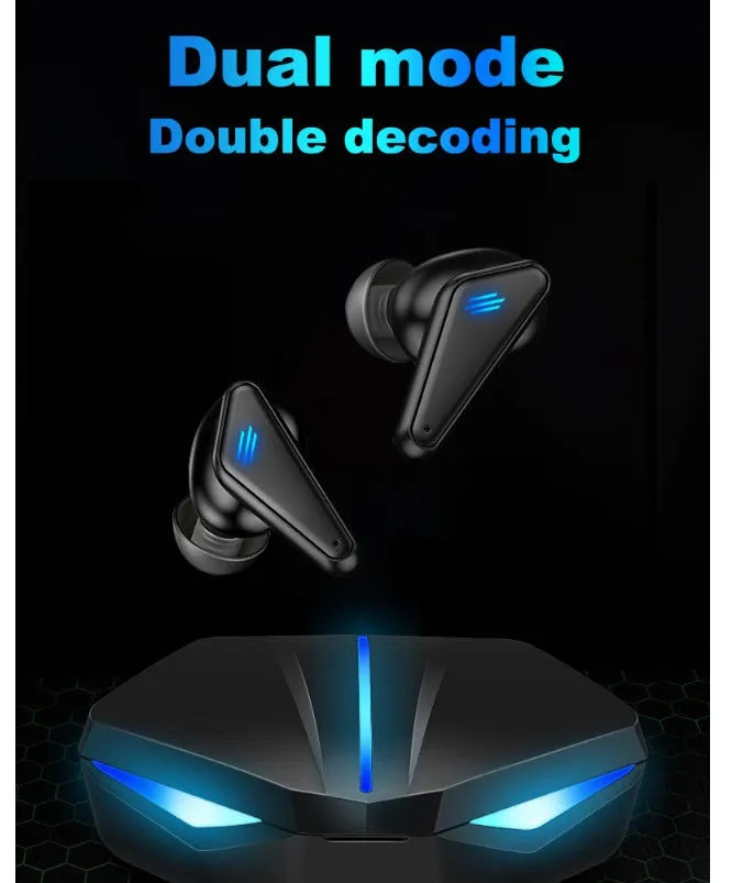Blue Private Model K55 wireless Bluetooth gaming headset with TWS and Bluetooth 5.0