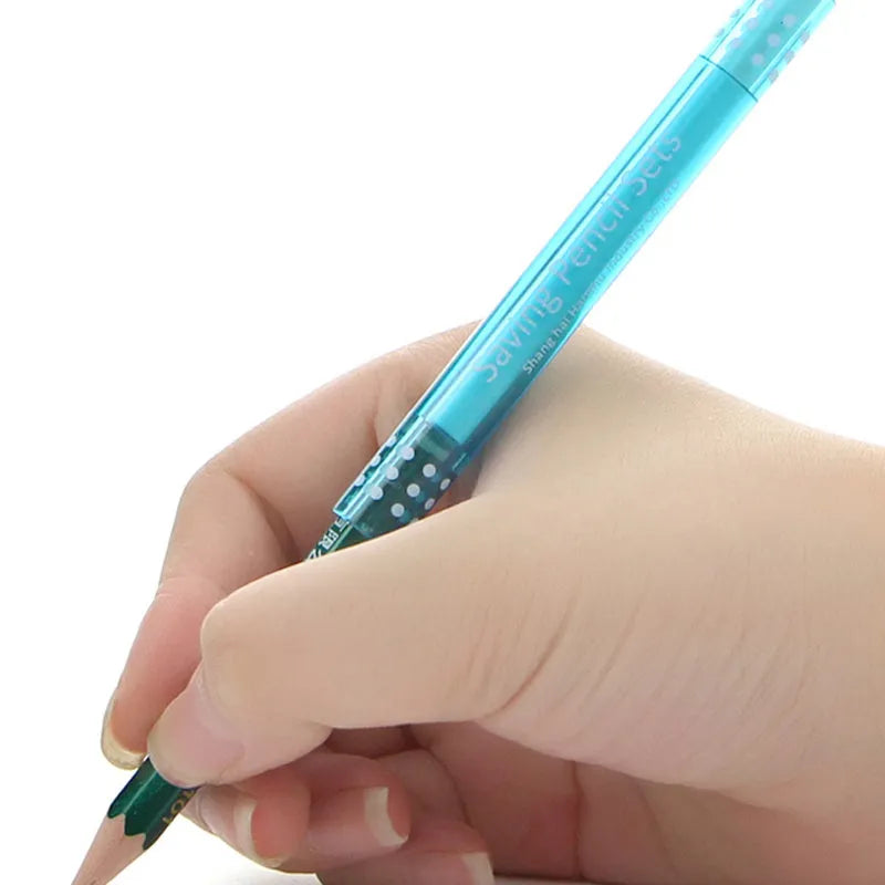 Student pencil extender extension rod with 9cm length and 0.7mm caliber in five style options