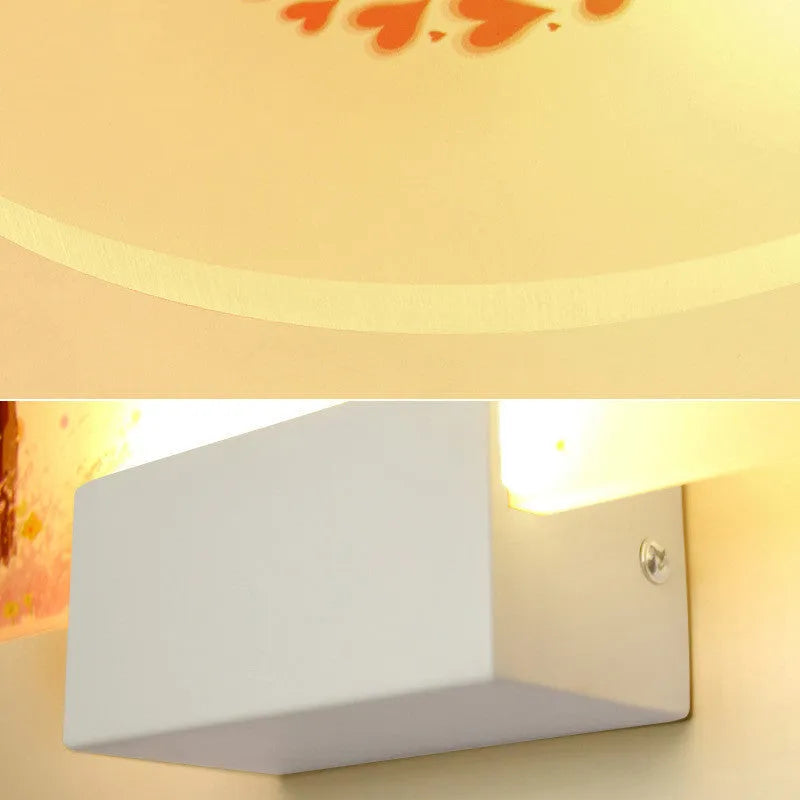 Modern LED ceiling wall light with acrylic shade for corridor staircase 220V